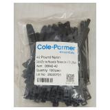 (20)Bags New Cole Parmer 40lb Zip Ties