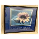 Customer Service Frame Poster 31.25ï¿½x25ï¿½