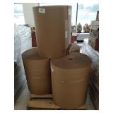 (4) Rolls of Corrugated Cardboard Wrap