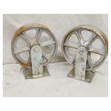 (2)Heavy Duty Caster 8'ï¿½2' Total Height 9.5'
