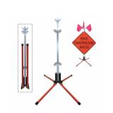 Sign Stand: 44 in, 48 in to 84 in
