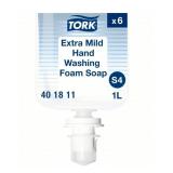 (6)NIB Tork Mild Hand Soap Refill 1L