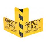 Pallet Rack Guard: Steel, L Shape
