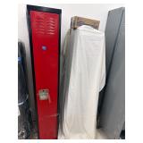 Metal Locker Single Door Has Some Damage