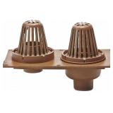 (2) Combination Roof Drain & Overflow Deck Plate