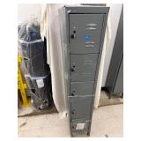 Metal Locker 5-Door Has Damage