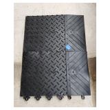 (13)pcs Rubber Curb Ramp Interlocking Tile 18'ï¿½12'