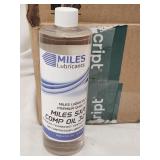 (12)New Miles Air Compressor Lubricant 16oz