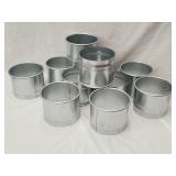 (11)New Galvanized Couplings 5.25'O.D.ï¿½4'