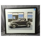 Framed Vintage Ford Print 29.5'ï¿½25.25'