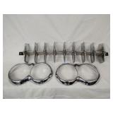 headlight bezels/grille center molding for a 1963-