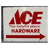 Ace Hardware Double-Sided Metal Sign
