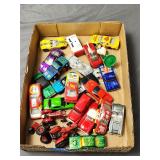 Flat of Cars Including Hotwheels/Ertl & Misc