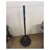 Weighted base with Extended pipe Stand