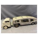 Structo Car Hauler w/ Nylint Ford Front Wheels