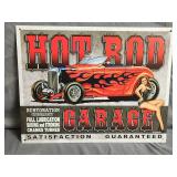 Metal Hot Rod Garage Sign 16'ï¿½12.5'