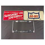 License Plates, Water Blades, Thermometer
