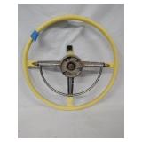 Early 1950's Buick eight steering wheel 18'