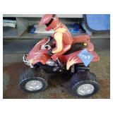 Bright kingdom 4-wheeler and rider toy