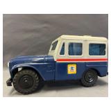 Western Stamping Corp. U.S. Mail Jeep Coin Bank