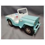 Vintage tonka pressed tin toy jeep 5.5' tall