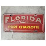 Steel Florida Port Charlotte license plate