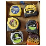Flat of tape measures