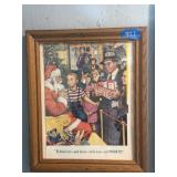 Framed 1949 Plymouth Christmas Advertisement
