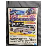 Vintage'10 Bonneville Speedway SCTA Framed Poster