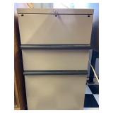 3-Drawer Metal File Cabinet