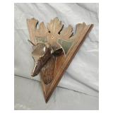 Wood Victorian Carbed Deer Plaque 13'ï¿½10.5'