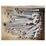 Flat of Craftsman standard wrenches