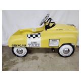 City taxi pedal car reproduction