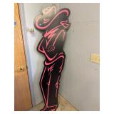 Life Size Silhouette Cowgirl Cutout 22.5ï¿½x76ï¿½