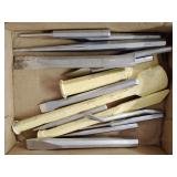 Flat of punches and chisels