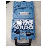 Hercules hole saw kit in case