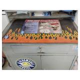 Two work station mats, 33.5' x 22' and