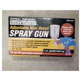 Central pneumatic mini detail spray gun