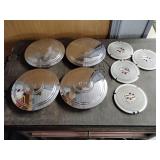 Reproduction Chevy hubcaps 8' and Cadillac wheel