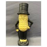 Mr Peanut Cast Iron Bank 11.5ï¿½ tall