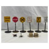 Metal Assorted Signs 4.5ï¿½ & Misc