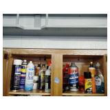 Brake fluid, cleaners, lubricants