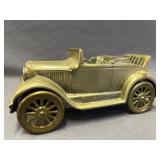 Buckley Oil 1929 Ford Roadster Brass Coin Bank