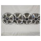 Set of 4 vintage 14-inch 1966 Ford Mustang hubcaps
