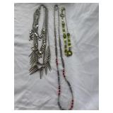 (3) Beaded Necklace Assortment