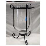 Glass & Metal Latern 17'H