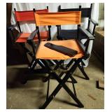 (3) Directors Chairs, Approx. Seat 36' tall
