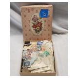Vintage Box of Stamps