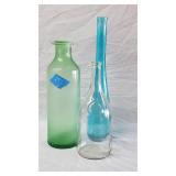 (3) Pc Glass Vase Lot 17'-12'H