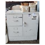 H.O.N. Metal Two Drawer Filing Cabinet with